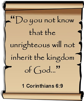 Unrighteous will not inherit